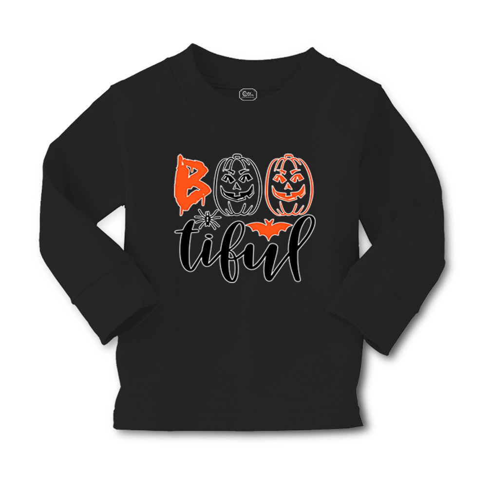 Kids Long Sleeve T Shirt Halloween Beautiful Style A Cotton Girls & Boys Clothes - Picture 11 of 12