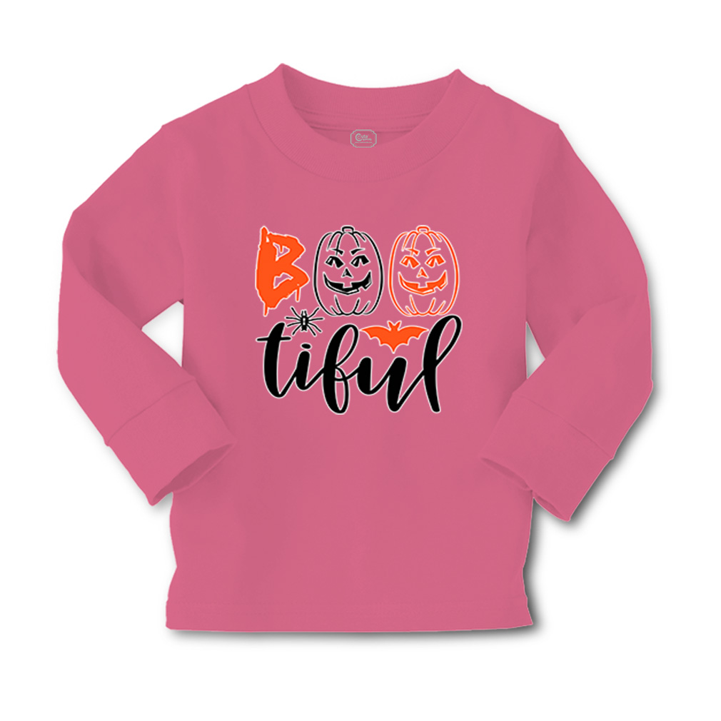 Kids Long Sleeve T Shirt Halloween Beautiful Style A Cotton Girls & Boys Clothes - Picture 12 of 12