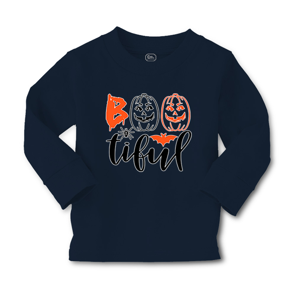 Kids Long Sleeve T Shirt Halloween Beautiful Style A Cotton Girls & Boys Clothes - Picture 9 of 12