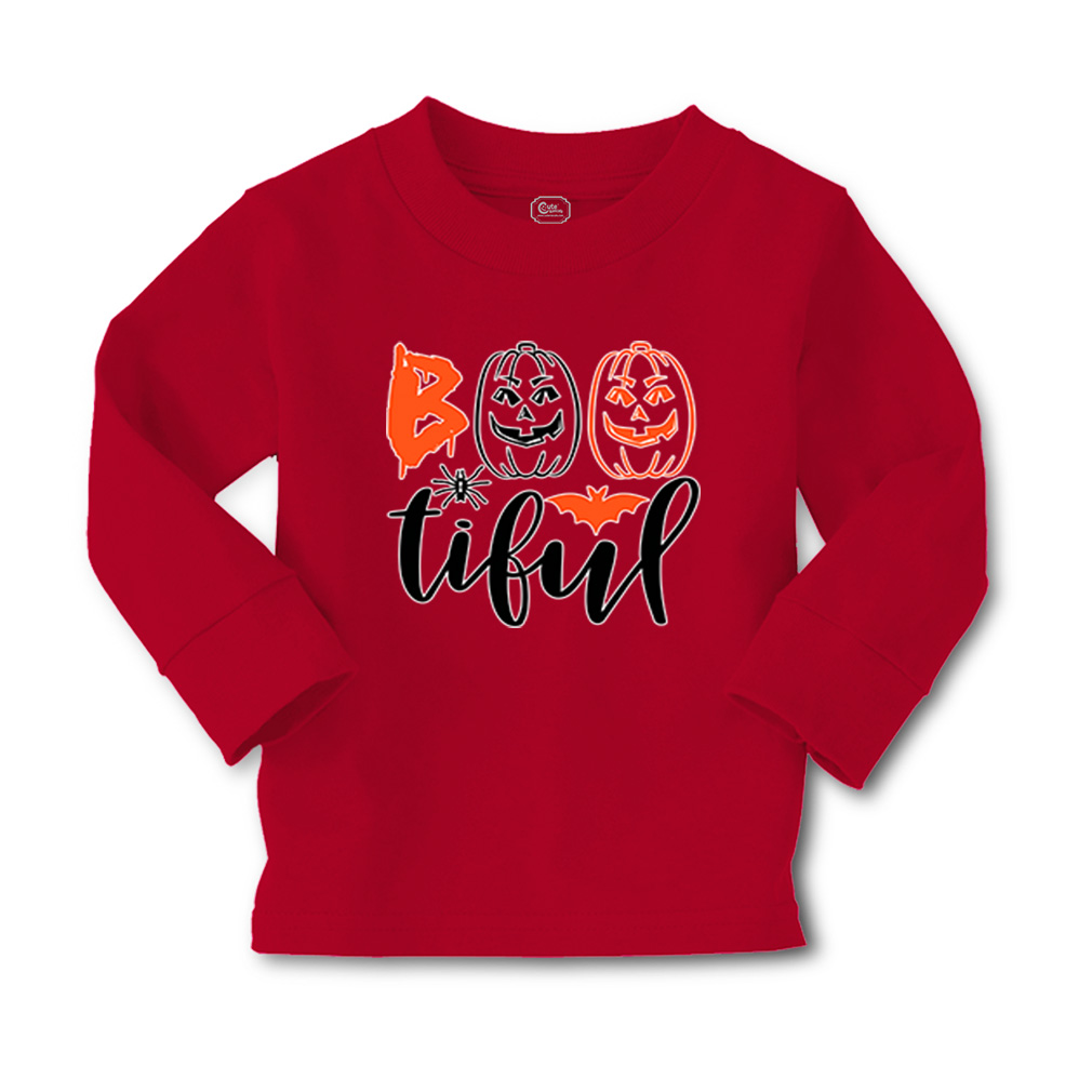 Kids Long Sleeve T Shirt Halloween Beautiful Style A Cotton Girls & Boys Clothes - Picture 10 of 12