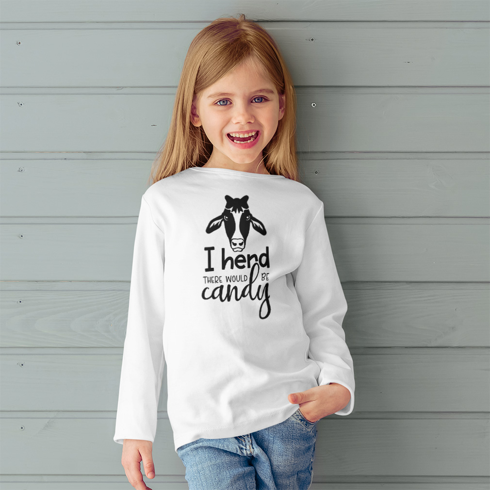 Kids Long Sleeve T Shirt I Herd There Would Be Candy Cotton Girls & Boys Clothes - Picture 2 of 12