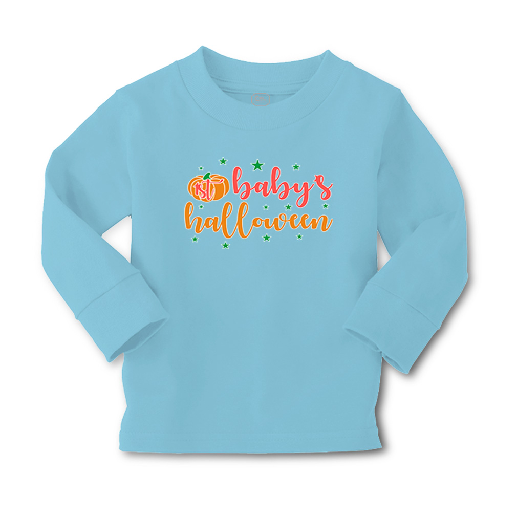 Kids Long Sleeve T Shirt Halloween 1St Baby's Halloween Girls & Boys Clothes - Picture 8 of 12