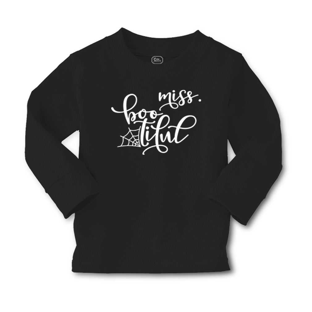 Kids Long Sleeve T Shirt Halloween Miss Beautiful Cotton Girls & Boys Clothes - Picture 11 of 12