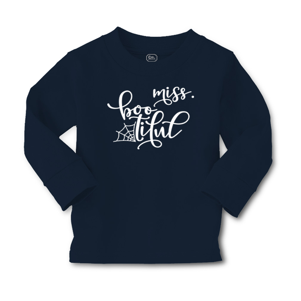 Kids Long Sleeve T Shirt Halloween Miss Beautiful Cotton Girls & Boys Clothes - Picture 9 of 12